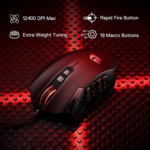 Redragon AZZINOTH M921 MMO RGB Wired 12400 DPI Gaming Mouse - Image 2