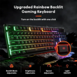 Redragon K521 NETHERBANE Full Size RGB Wired Membrane Gaming Keyboard - Image 2