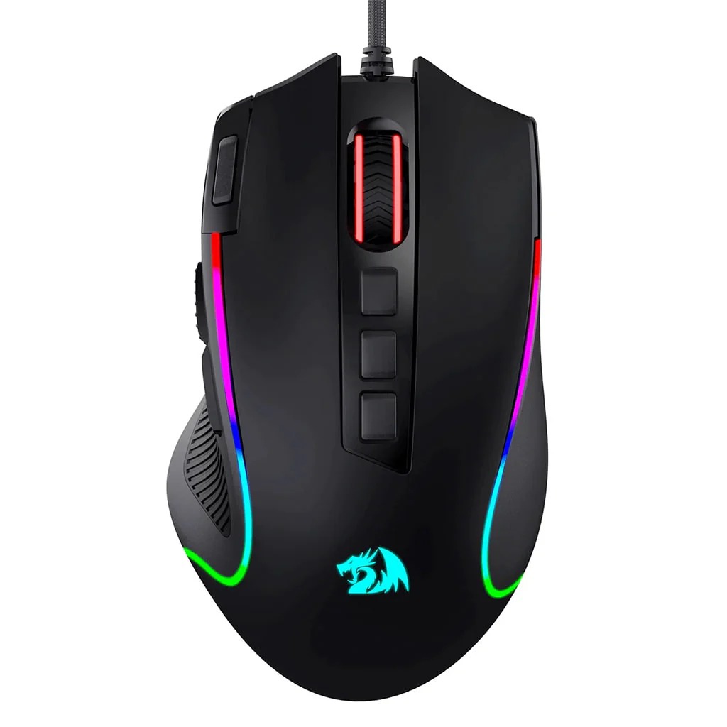 Redragon- Predator-M612-Black-RGB-Mouse Redragon M612 PREDATOR RGB Gaming Mouse, 8000 DPI (Black) - Image 1