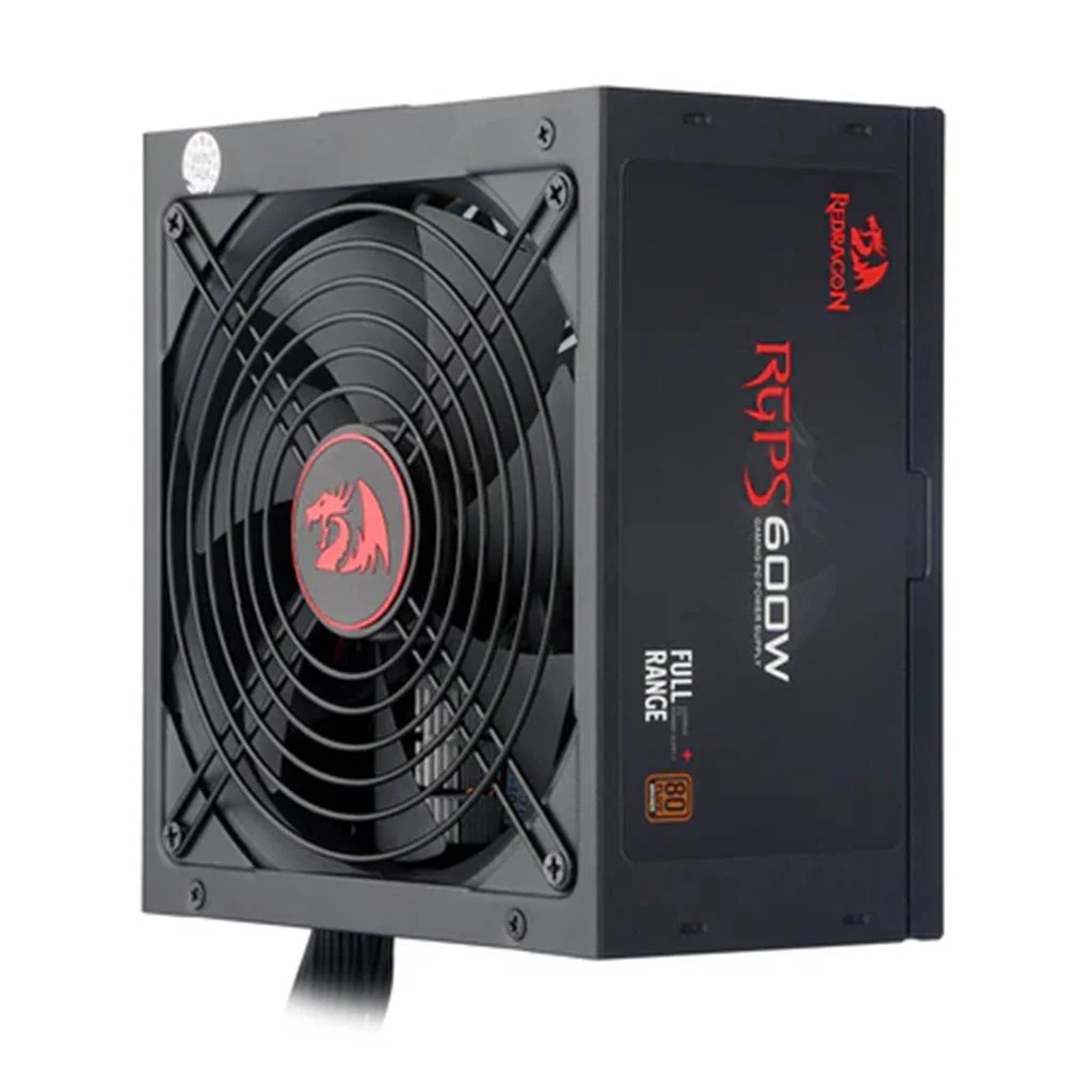 Redragon -RGPS-GC-PS002-600W-Gaming-Power-Supply Redragon RGPS GC-PS002 600W Gaming PC Power Supply - Image 1