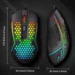 Redragon M987-K REAPING Lightweight Gaming Mouse, 12400 DPI (Black) - Image 8