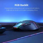 Redragon M987-K REAPING Lightweight Gaming Mouse, 12400 DPI (Black) - Image 5