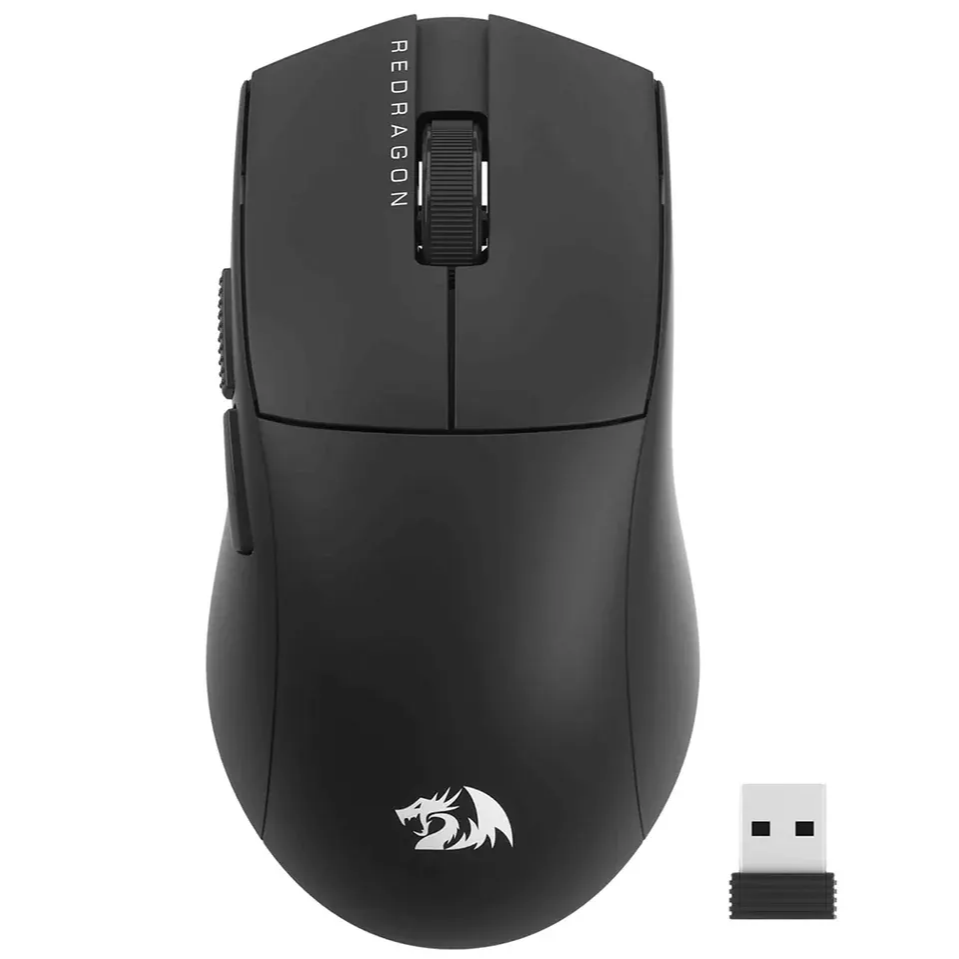 Redragon-Sabeer-M922-PRO-Black-Wireless-Gaming-Mouse Redragon M922 SABER Pro Triple Mode Wireless 1K Hz Gaming Mouse - Image 1