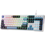 Redragon K668 TRUNDLE Gaming Keyboard With Hot Swappable Red Switches (WGB)