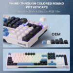 Redragon K668 TRUNDLE Gaming Keyboard With Hot Swappable Red Switches (WGB) - Image 7