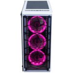 Redragon Wheel Jack Gc-606 White Game Case With 3 RGB Fan - Image 2