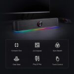 Redragon GS560 ADIEMUS Gaming Speaker Soundbar (Black) - Image 11