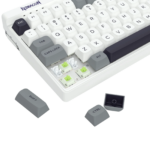 Redragon K656 GAREN PRO 100 Keys 3-Modes Wireless Keyboard (MoonDust Gray) - Image 7