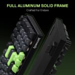 Redragon K740 DHARMA Wired Mechanical Keyboard with Linear Dragon Chant Switch (Black & Green) - Image 6