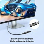 UGREEN 20107 HDMI Coupler 4K@60Hz Female to Female Adapter (Black) - Image 3