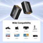 UGREEN 20107 HDMI Coupler 4K@60Hz Female to Female Adapter (Black) - Image 8