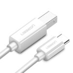 UGREEN 40417 USB-C to USB 2.0 Printer Cable – 1.5m (White) - Image 2
