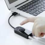 UGREEN 40964 USB External Stereo Sound Card Adapter – 15cm (Black) - Image 2