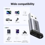 UGREEN 50533 USB-A 3.0 to USB-C Adapter (Gray) - Image 6