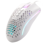 Redragon M808W STORM LUNAR Lightweight RGB Gaming Mouse, 12400 DPI (White) - Image 3