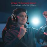 Redragon H376 AURORA USB Wired Gaming Headset (Black) - Image 5