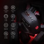 Redragon M806 BULLSEYE Wired RGB Gaming Mouse (Black) - Image 7