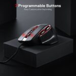 Redragon M806 BULLSEYE Wired RGB Gaming Mouse (Black) - Image 5
