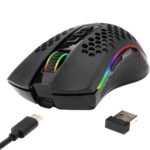 Redragon M808-KS STORM PRO RGB Wireless Gaming Mouse, 16000 DPI (Black) - Image 5