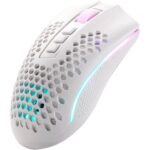 Redragon M808W-KS STORM PRO RGB Wireless Gaming Mouse, 16000 DPI (White) - Image 2