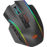 Redragon M901P-KS PERDITION PRO Wireless and Wired RGB Gaming Mouse (Black) - Image 2