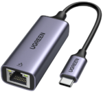 UGREEN 50737 USB Type C to 10/100/1000M Ethernet Adapter (Space Gray)