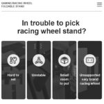 PXN A10 Racing Wheel Stand - Image 4