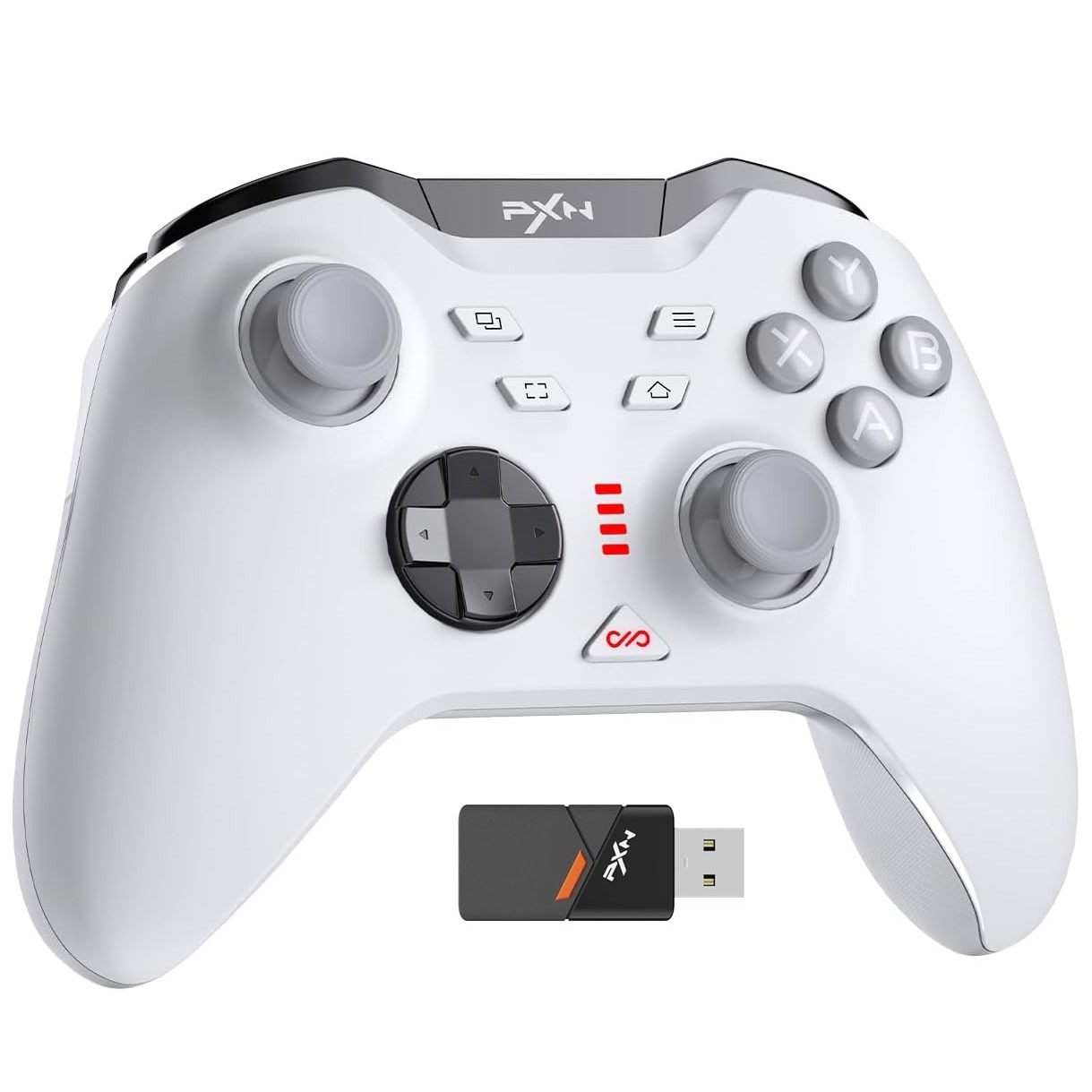 PXN PS5 PXN P5 Wired Game Controller (White) - Image 1