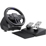 PXN V900 Gen2 Vibration Racing Wheel with 2 Pedals – 900° / 270° Rotation