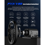 PXN V99 FFB Racing Wheel with Pedals & Shifter – 900° / 270°, Force Feedback - Image 18