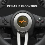 PXN V3 Pro Racing Wheel with Pedals – 180° Linear Steering, No Dead Ends (Black) - Image 10