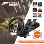 PXN V3 Pro Racing Wheel with Pedals – 180° Linear Steering, No Dead Ends (Black) - Image 12