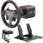 PXN VD6 Direct Drive Racing Wheel Bundle – Base, Wheel, Pedals & Table Clamp