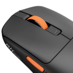 Royal Kludge M30 Tri-Mode Wireless Gaming Mouse – PixArt PAW3311, 12000 DPI, ~41g Ultra-Lightweight, Huannuo Switches, BT 5.1 / 2.4G / USB-C, Programmable (Black Orange) - Image 4