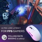 Royal Kludge M3 Tri-Mode Wireless Gaming Mouse – PixArt PAW3950, 30000 DPI, 8000Hz, 47g Ultra-Lightweight, BT / 2.4G / USB-C, Programmable (Panda) - Image 6