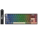 Royal Kludge RK68 HE 65% Hall Effect Magnetic Gaming Keyboard – Wired RGB, Mint Magnetic Switch, Hot-Swappable, 8000Hz Rapid Trigger (Phantom)