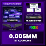 Royal Kludge RK68 HE 65% Hall Effect Magnetic Gaming Keyboard – Wired RGB, Mint Magnetic Switch, Hot-Swappable, 8000Hz Rapid Trigger (Phantom) - Image 4