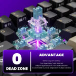 Royal Kludge RK68 HE 65% Hall Effect Magnetic Gaming Keyboard – Wired RGB, Mint Magnetic Switch, Hot-Swappable, 8000Hz Rapid Trigger (Phantom) - Image 6