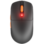 Royal Kludge M30 Tri-Mode Wireless Gaming Mouse – PixArt PAW3311, 12000 DPI, ~41g Ultra-Lightweight, Huannuo Switches, BT 5.1 / 2.4G / USB-C, Programmable (Black Orange) - Image 2