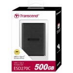 Transcend ESD270C 500GB EXT SSD 520 MB/s - Image 4