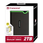 Transcend 2TB EXT HDD TYPE C BLACK 25M3C - Image 4