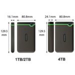 Transcend 4TB EXT HDD BLACK 25M3S - Image 6
