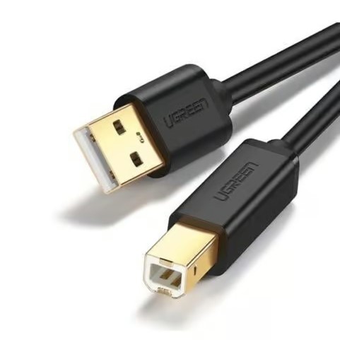 UGREEN 10352 Usb 2.0 A Male To B Male Printer Cable (5 Meter) UGREEN 10352 USB 2.0-A to USB-B Printer Cable – Male-to-Male, 5m - Image 1