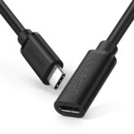 UGREEN 10387 USB-C Gen2 5A Extension Cable – Male-to-Female, 1m (Black) - Image 3