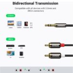 UGREEN 10590 3.5mm to 2RCA Audio Cable – Male-to-Male, 3m (Black) - Image 4