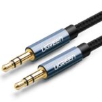 UGREEN 10686 3.5mm Audio Cable, Gold-Plated, Braided – Male-to-Male, 1.5m (Blue) - Image 4