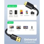 UGREEN 10841 USB 3.0-A to Micro USB 3.0 Cable – Male-to-Male, 1m (Black) - Image 9
