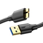 UGREEN 10841 USB 3.0-A to Micro USB 3.0 Cable – Male-to-Male, 1m (Black)