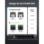 UGREEN 10902 M.2NVME Hard Drive Enclosure (10Gbps) - Image 7
