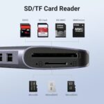 UGREEN 15214 USB-C Docking Station – HDMI 4K@30Hz, 2× USB 3.0, USB-C, SD/TF, PD - Image 4